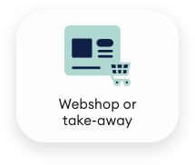Webshop Or Take-Away Button