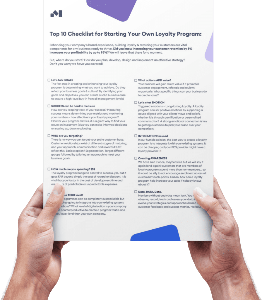 Myloyal Loyalty Programme Checklist