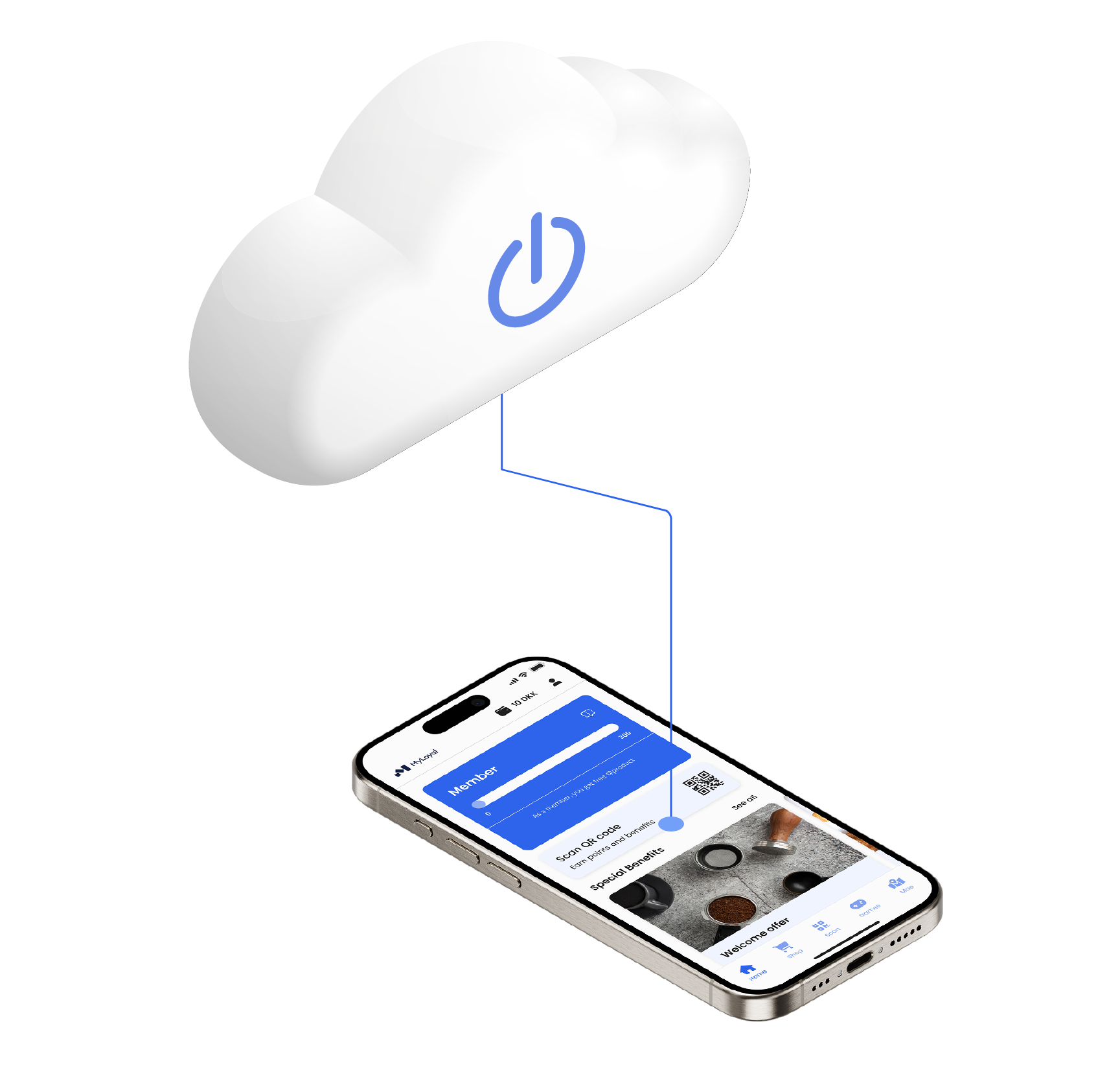 Cloud Data Illustration